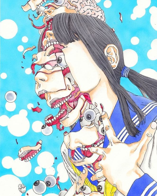 Kinh dị: Loạt tranh cực hãi hùng ám ảnh của họa sĩ Shintaro Kago - JAPO -  Cổng thông tin Nhật Bản
