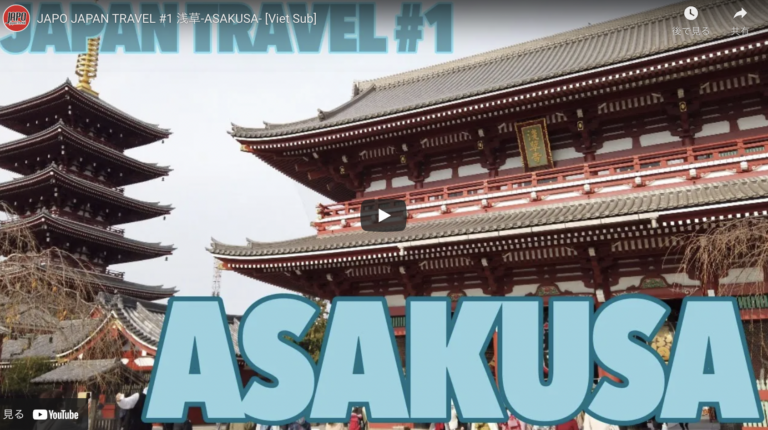 Du lịch vòng quanh Nhật Bản – Viếng đền thần ở Asakusa
