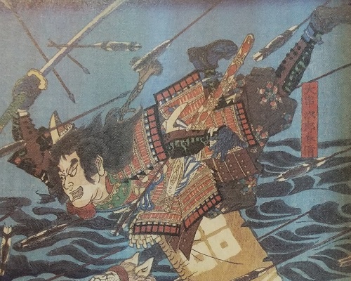 Hài hước câu chuyện vị Samurai bị ném ra tiền tuyến làm tiên phong khi sắp chết đuối