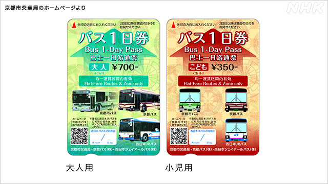 Từ tháng 3 năm sau, Kyoto hủy bỏ “vé xe bus hodai”