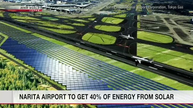 Sân bay Narita sẽ lắp đặt hệ thống pin mặt trời lớn nhất thế giới